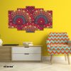 Mandala Art 5 Piece Split Mozter
