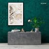 Coffee Marble Abstract Art Mozter