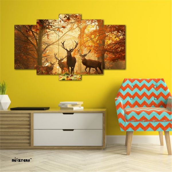 Deers In The Wild 5 Piece Split Mozter