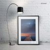 Boardwalk Beautiful Starry Night Sky Ocean Sunset Scenery New Template Single Mozter