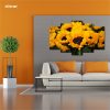 Flowers Garden Nature 5 Piece Split Wall Mozter