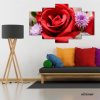 Flowers Garden Nature 5 Piece Split Wall Mozter