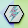 Rock Roll Motivational Typography Quote Inspirational Single Hexter
