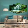 Waterfall Nature Landscape Scenery River 5 Piece Split Wall Mozter