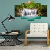 Waterfall Nature Landscape Scenery River 5 Piece Split Wall Mozter