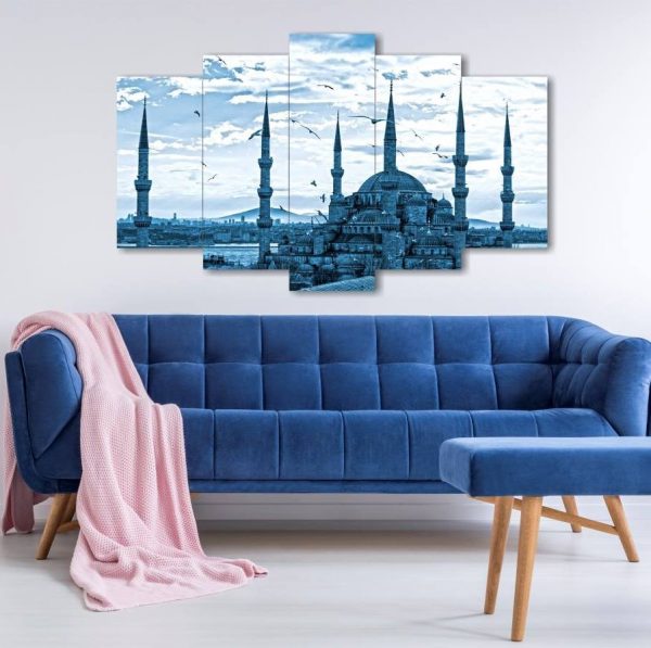 Sultan Ahmed Mosque 5 Piece Split Mozter