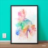 Mohammad Ali - Splatter Art Mozter