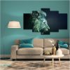 Lion Animal Art 5 Piece Split Mozter