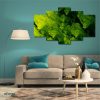 Chemical Reaction Abstract Art 5 Piece Split Wall Mozter