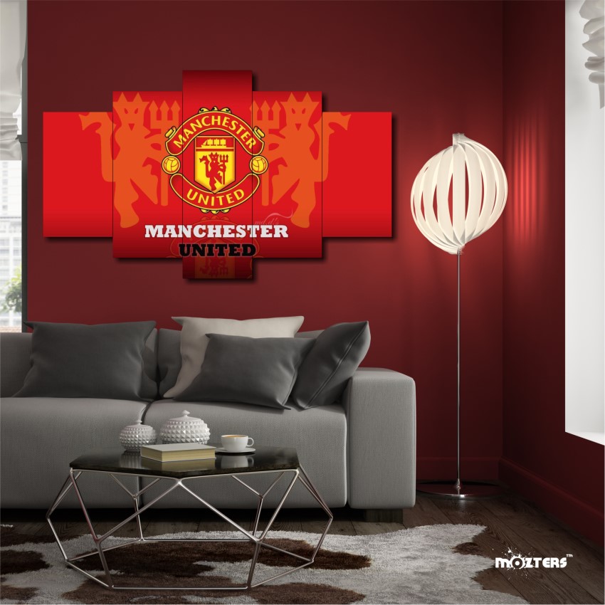 Manchester United Man Utd Football Club 5 Piece Split Mozter Mozters - Man U Home Decor