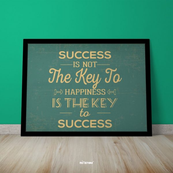 'Success' Motivational Inspirational Quote Single Mozter