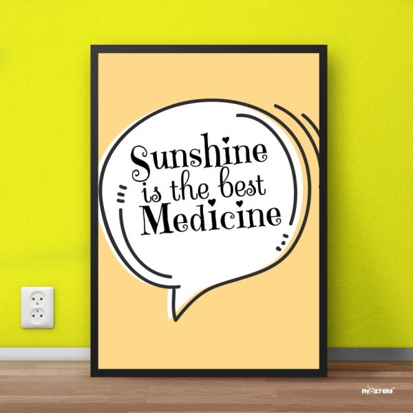 'Sunshine' Motivational Inspirational Quote Single Mozter
