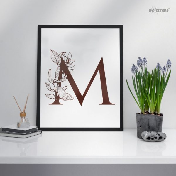 Name Letter 'M' Initials Alphabets Characters Pictography Symbols Single Mozter