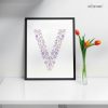 Name Letter 'V' Initials Alphabets Characters Pictography Symbols Single Mozter