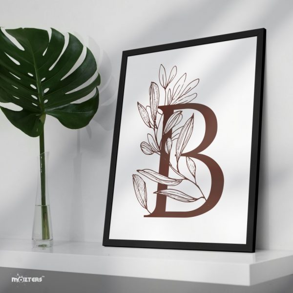 Name Letter 'B' Initials Alphabets Characters Pictography Symbols Single Mozter