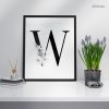 Name Letter 'W' Initials Alphabets Characters Pictography Symbols Single Mozter