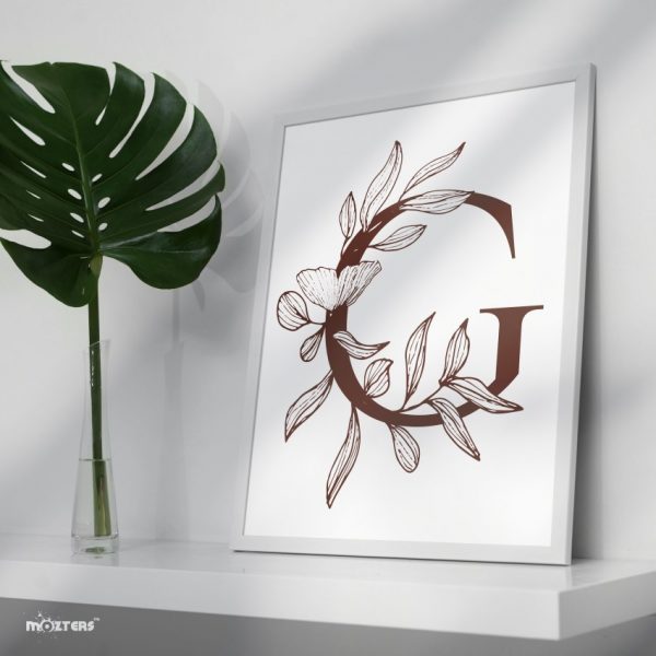 Name Letter 'G' Initials Alphabets Characters Pictography Symbols Single Mozter