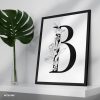 Name Letter 'B' Initials Alphabets Characters Pictography Symbols Single Mozter