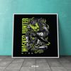 Masker Hunter Illustration Square Mozter