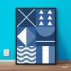 Colorful Abstract Patterns Geometric Art Single Mozter