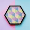 Colorful Abstract Patterns Geometric Art Single Hexter