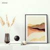 Light Colored Abstract Acrylic Watercolor Art Single Mozter