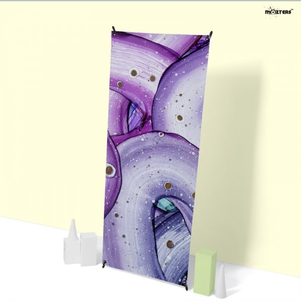Purple Abstract Art Standee