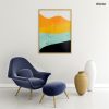 Abstract Watercolor Painting Single Mozter