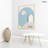 Abstract Watercolor Digital Painting Single Mozter