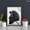 Abstract Line Art Single Mozter