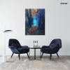 The Untraversed Path Handmade Acrylics on Canvas Painting By Nida Aslam