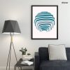 Abstract Line Art Single Mozter