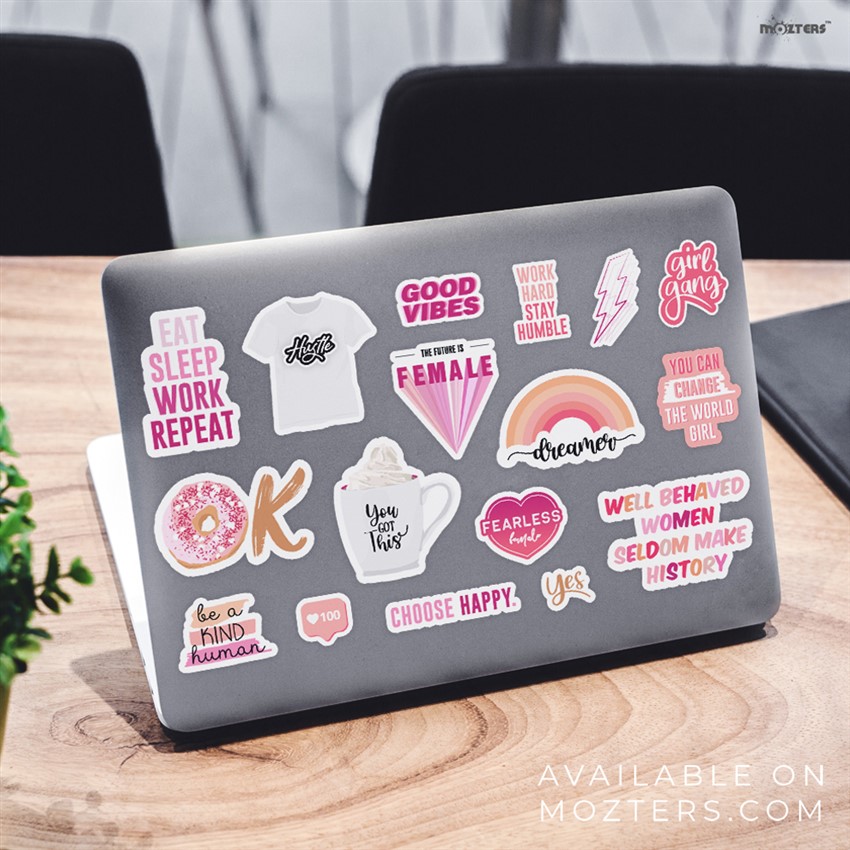 100 Fearless Inspirational Stickers Pack