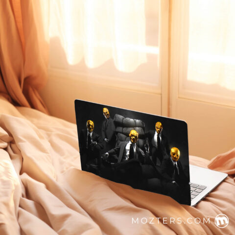 Payday Goldmask Laptop Skins
