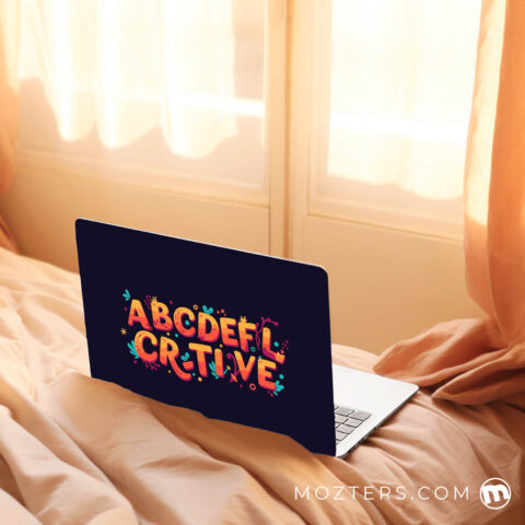 Alphabets Creatuvi Laptop Skins