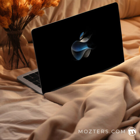 Apple Dark Laptop Skin