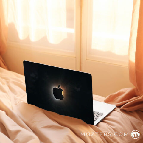 Apple Neon Laptop Skins
