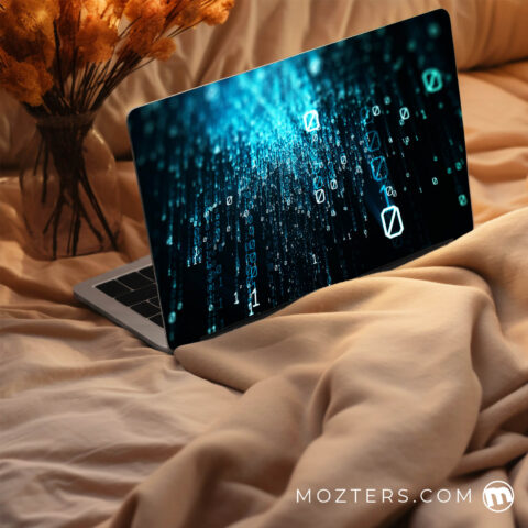 Binary Number Laptop Skins