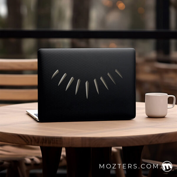 Black Panther Neck Laptop Skins