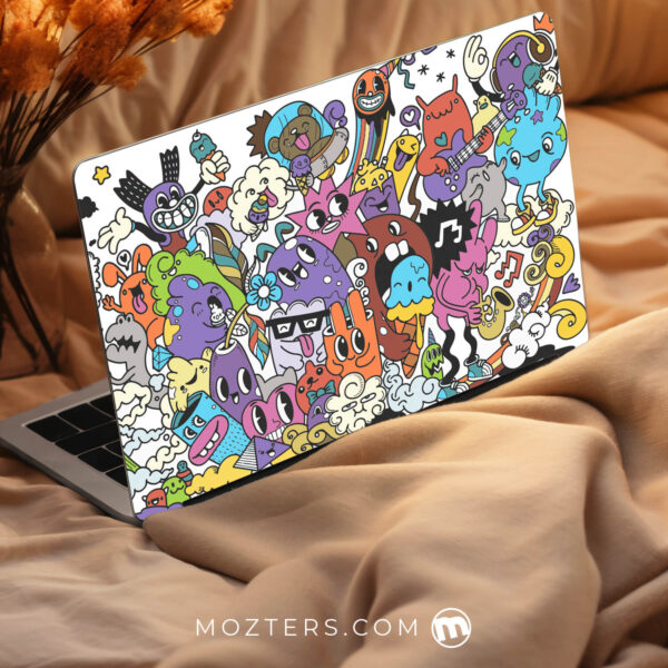 Cartoon Skickers Laptop Skins