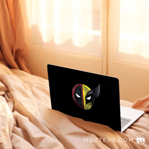 Dealpool Black Laptop Skins