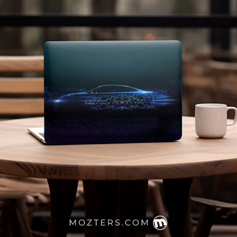 Digital Web Car Laptop Skins