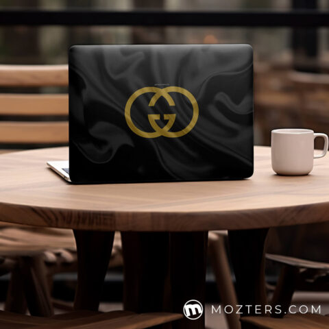 Gucci Golden Laptop Skins