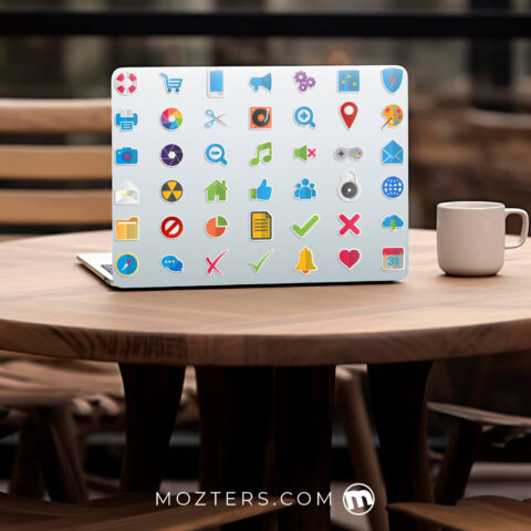 Icons Laptop Skins