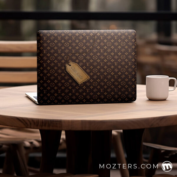 LV Brown Laptop Skins