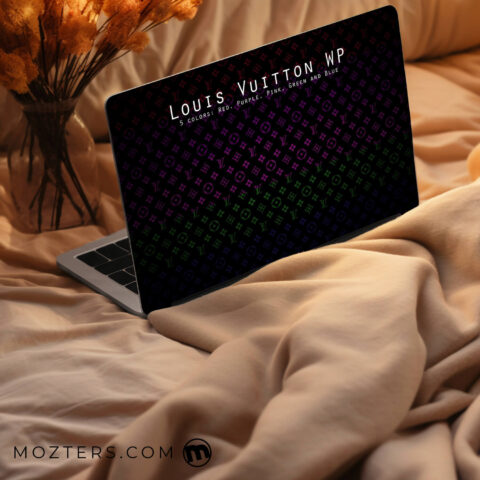 LV Dark Laptop Skins