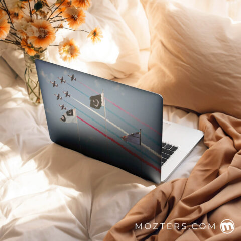 PAF Jet & Flags Laptop Skins