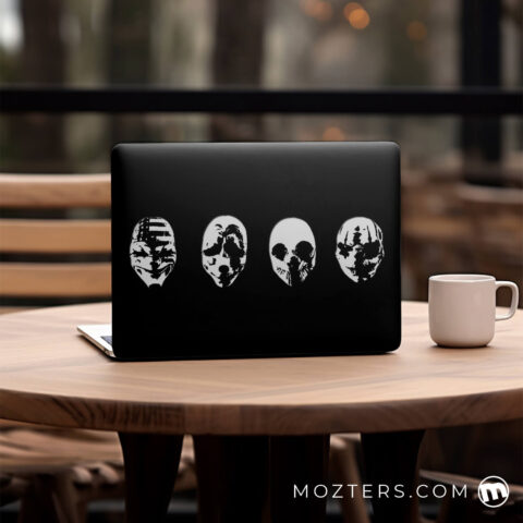 Payday Masks Laptop Skins