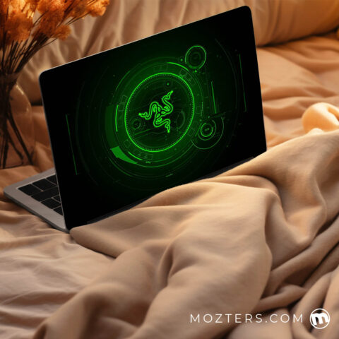 Razer Snake Green Laptop Skins