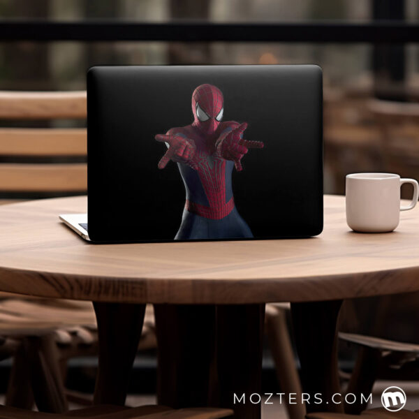 Spiderman Black Laptop Skins